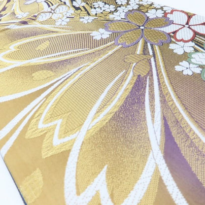 百華Y5754 新品 着物 正絹 桜 成人式 袋帯