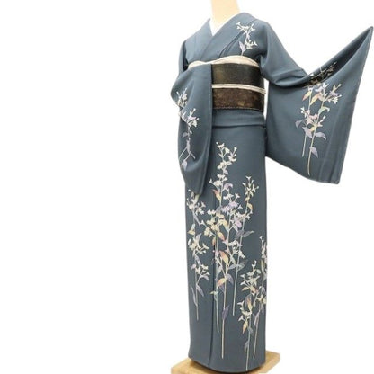 百華Y5756 美品未着用 仕付け糸付 十日町友禅 阿部佳雪落款 正絹 手縫い仕立て 訪問着