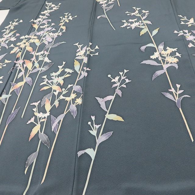 百華Y5756 美品未着用 仕付け糸付 十日町友禅 阿部佳雪落款 正絹 手縫い仕立て 訪問着