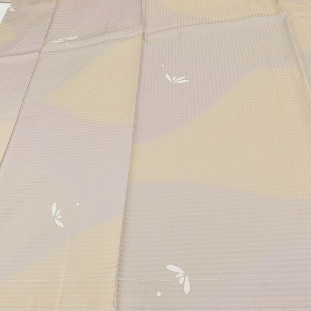 百華Y5758 新品 暈し 仕付け糸付 着物 正絹 手縫い仕立て 小紋