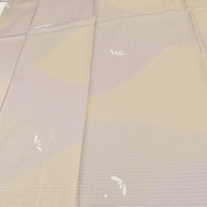 百華Y5758 新品 暈し 仕付け糸付 着物 正絹 手縫い仕立て 小紋