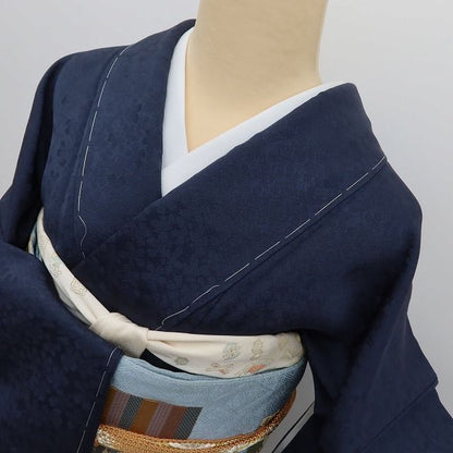 百華Y5759 新品 仕付け糸付 蛍 着物 正絹 手縫い仕立て 付下げ