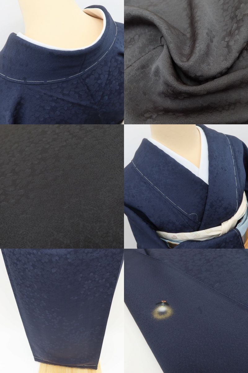 百華Y5759 新品 仕付け糸付 蛍 着物 正絹 手縫い仕立て 付下げ