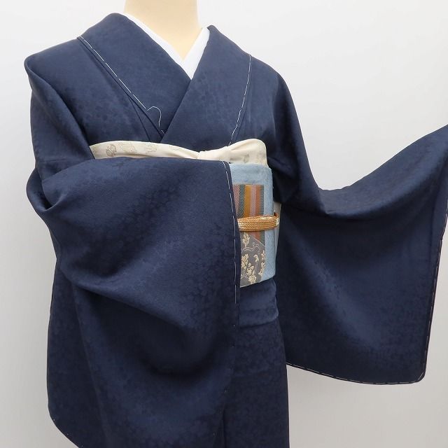 百華Y5759 新品 仕付け糸付 蛍 着物 正絹 手縫い仕立て 付下げ