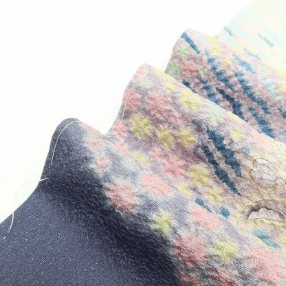 百華Y5761 新品 仕付け糸付 滝泰謹製 辻が花 着物 正絹 手縫い仕立て 訪問着