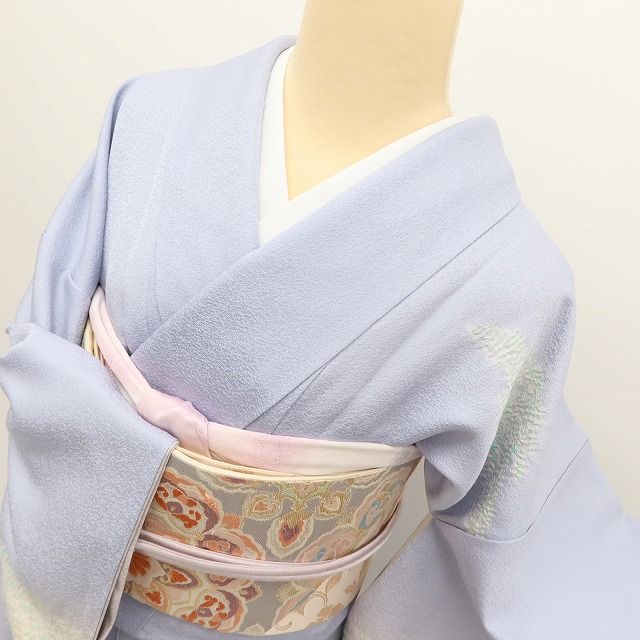 百華Y5761 新品 仕付け糸付 滝泰謹製 辻が花 着物 正絹 手縫い仕立て 訪問着