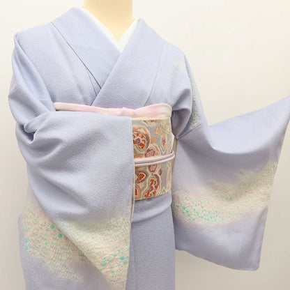 百華Y5761 新品 仕付け糸付 滝泰謹製 辻が花 着物 正絹 手縫い仕立て 訪問着