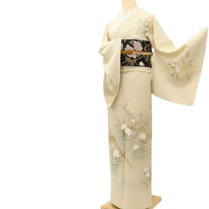 百華Y5762 美品未着用 作家物落款 トールサイズ 着物 正絹 手縫い仕立て 訪問着