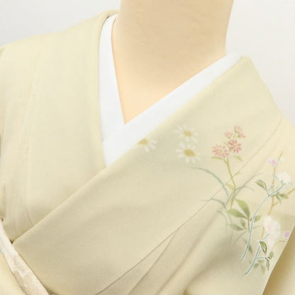 百華Y5762 美品未着用 作家物落款 トールサイズ 着物 正絹 手縫い仕立て 訪問着