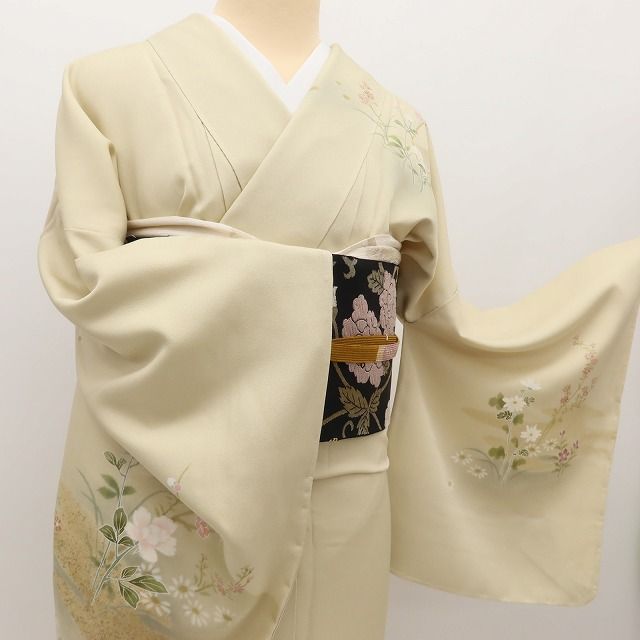 百華Y5762 美品未着用 作家物落款 トールサイズ 着物 正絹 手縫い仕立て 訪問着
