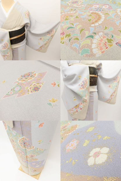 百華Y5763 美品 着物 正絹 手縫い仕立て 訪問着
