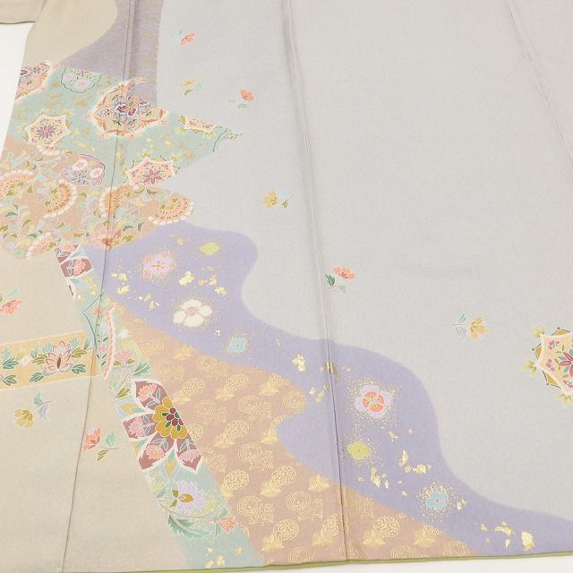 百華Y5763 美品 着物 正絹 手縫い仕立て 訪問着
