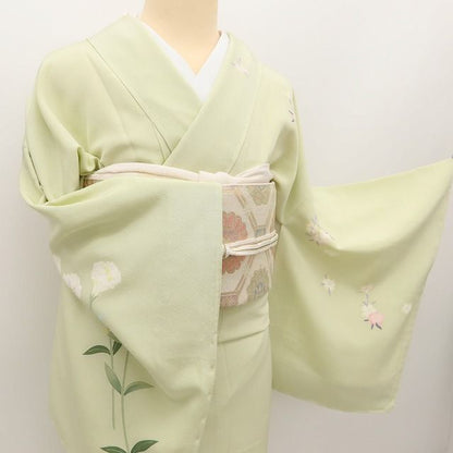 百華Y5772 新品 仕付け糸付 本加賀友禅  田中勲 落款 さが美謹製 Sサイズ 着物 正絹 手縫い仕立て 訪問着