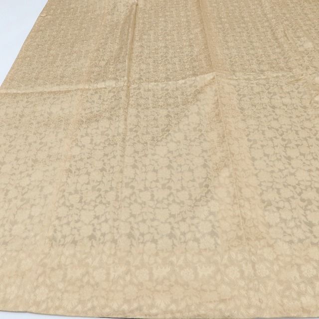 百華Y5773 美品 やまと誂製 リバーシブル ロング丈 着物 正絹 道行コート