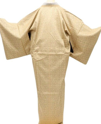 百華Y5773 美品 やまと誂製 リバーシブル ロング丈 着物 正絹 道行コート