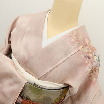 百華Y5776 美品 辻が花 翠山工房 桐屋の辻ヶ花 着物 正絹 手縫い仕立て 訪問着　