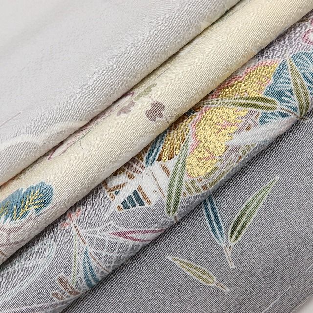 百華Y5777 新品 茶屋辻 松竹梅 桜 紅葉 仕付け糸付 着物 正絹 手縫い仕立て 訪問着