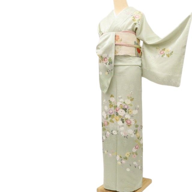 百華Y5784 新品 仕付け糸付 着物 正絹 訪問着