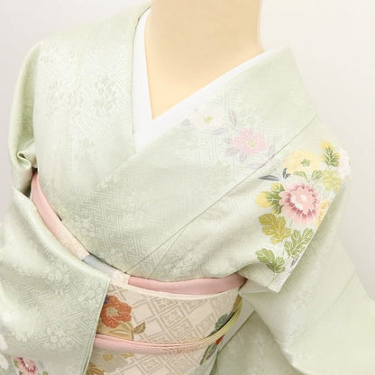 百華Y5784 新品 仕付け糸付 着物 正絹 訪問着