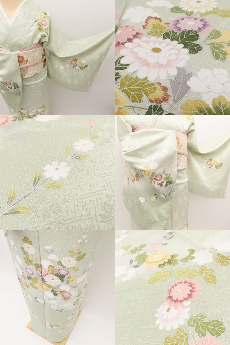 百華Y5784 新品 仕付け糸付 着物 正絹 訪問着