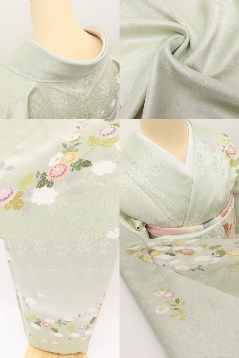 百華Y5784 新品 仕付け糸付 着物 正絹 訪問着