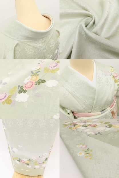 百華Y5784 新品 仕付け糸付 着物 正絹 訪問着