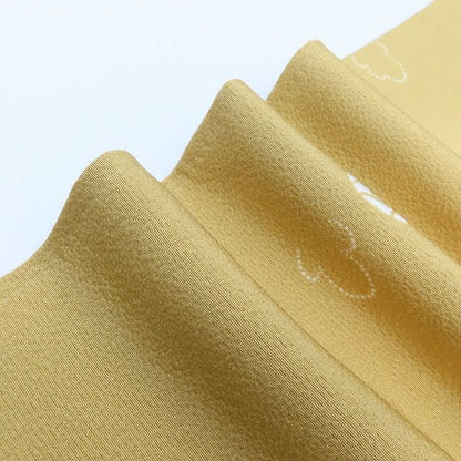 百華Y5785 新品 仕付け糸付 辻が花 一つ紋 着物 正絹 手縫い仕立て 小紋