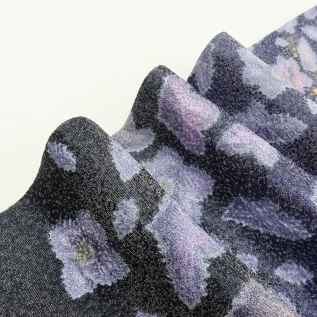 百華Y5786 美品 翠山工房 桐屋の辻ヶ花 徳永憲峯 落款 桔梗 着物 正絹 手縫い仕立て 訪問着