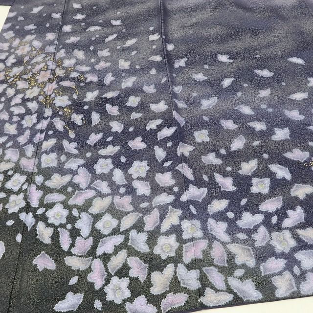 百華Y5786 美品 翠山工房 桐屋の辻ヶ花 徳永憲峯 落款 桔梗 着物 正絹 手縫い仕立て 訪問着