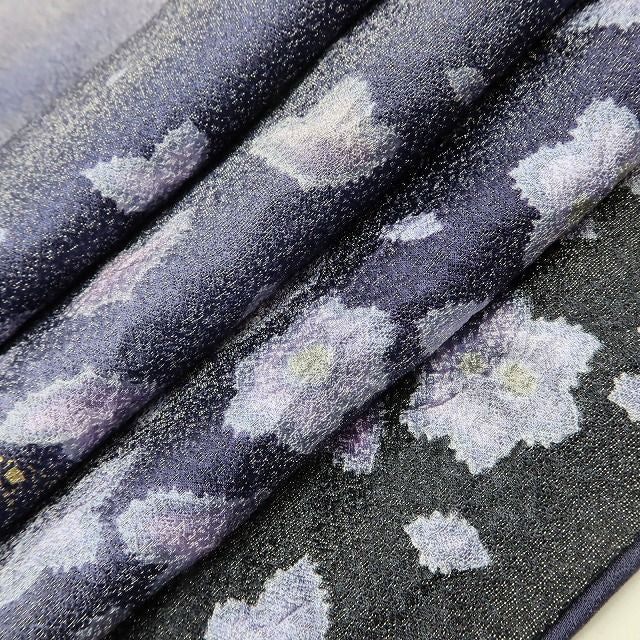 百華Y5786 美品 翠山工房 桐屋の辻ヶ花 徳永憲峯 落款 桔梗 着物 正絹 手縫い仕立て 訪問着