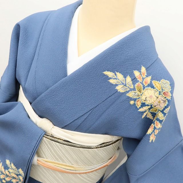 百華Y5787 美品 翠山工房 桐屋の辻ヶ花 徳永憲峯 落款 辻が花 着物 正絹 手縫い仕立て 訪問着