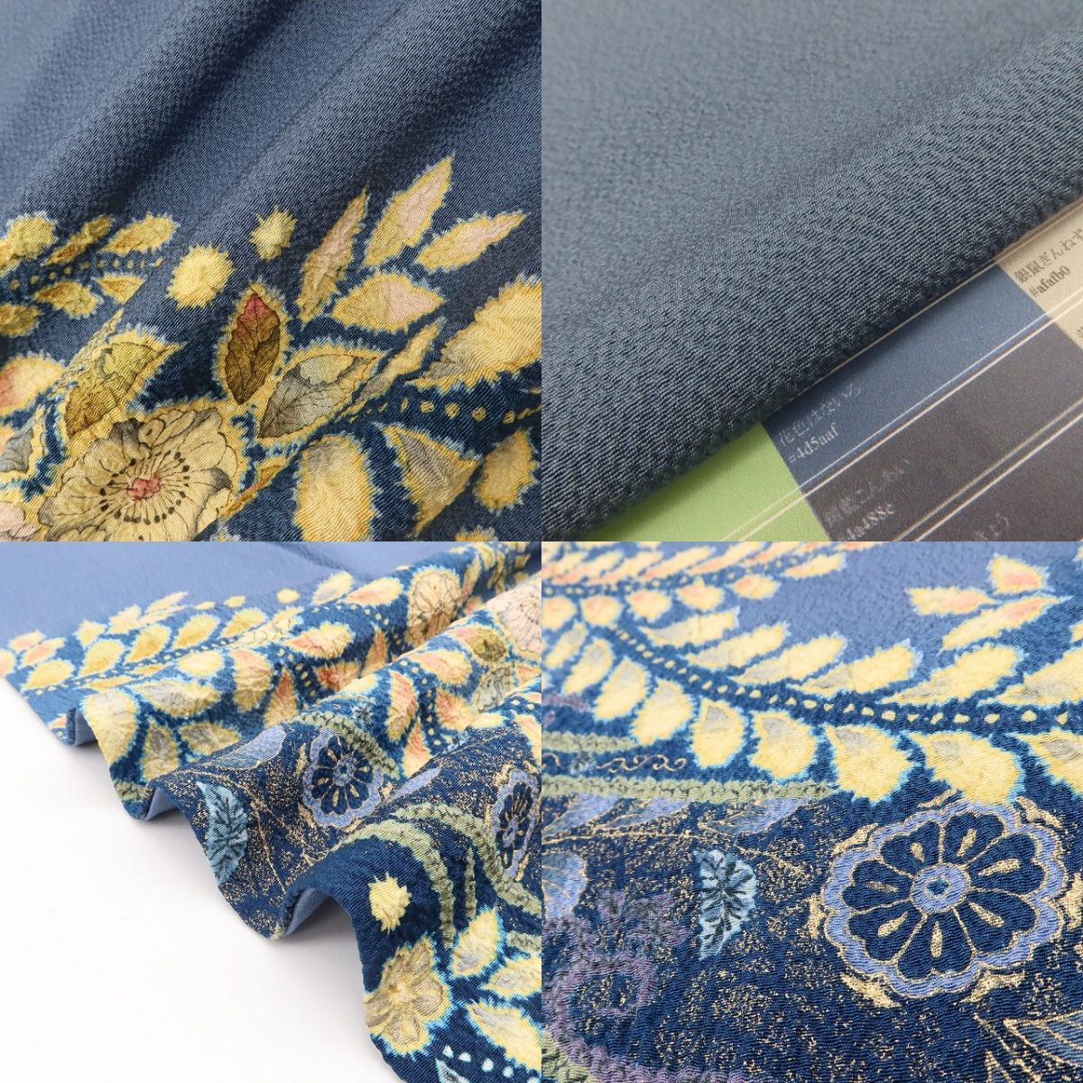 百華Y5787 美品 翠山工房 桐屋の辻ヶ花 徳永憲峯 落款 辻が花 着物 正絹 手縫い仕立て 訪問着