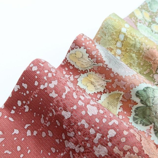 百華Y5788 新品 仕付け糸付 吉野一廉落款 辻が花 トールサイズ 着物 正絹 手縫い仕立て 訪問着