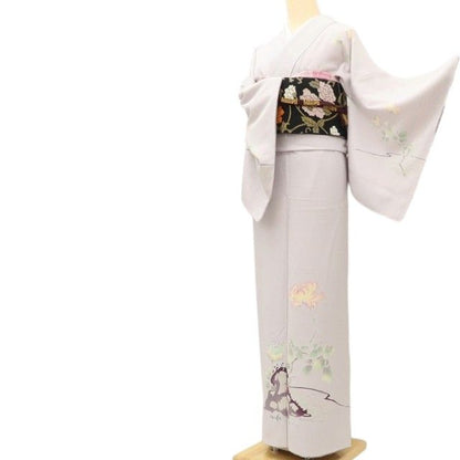 百華Y5790 新品 仕付け糸付 手描き友禅 着物 正絹 手縫い仕立て 訪問着