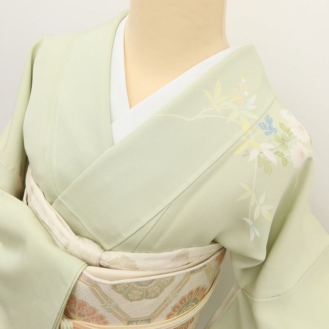 百華Y5793 新品 仕付け糸付 着物 正絹 手縫い仕立て 訪問着