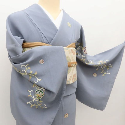 百華Y5794 新品 仕付け糸付 本加賀友禅 松井眞夫落款 Sサイズ 着物 正絹 手縫い仕立て 訪問着　