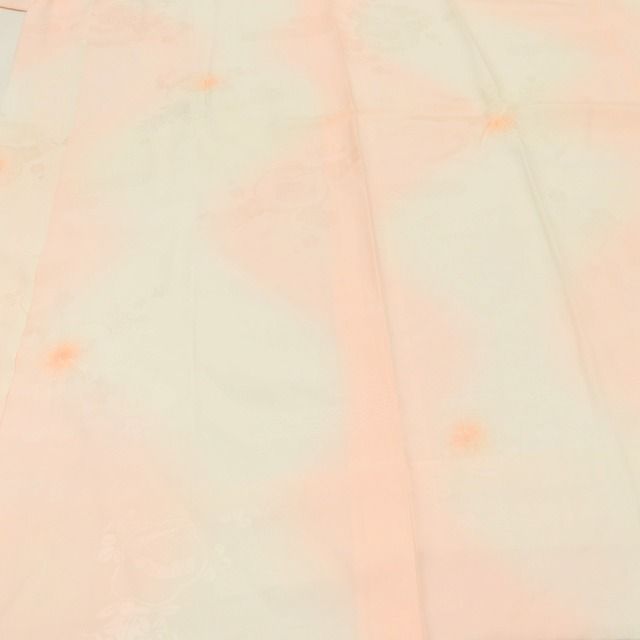 百華Y5798 美品未着用 仕付け糸付 半襟付 袖無双 着物 正絹 手縫い仕立て 長襦袢