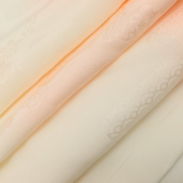 百華Y5798 美品未着用 仕付け糸付 半襟付 袖無双 着物 正絹 手縫い仕立て 長襦袢