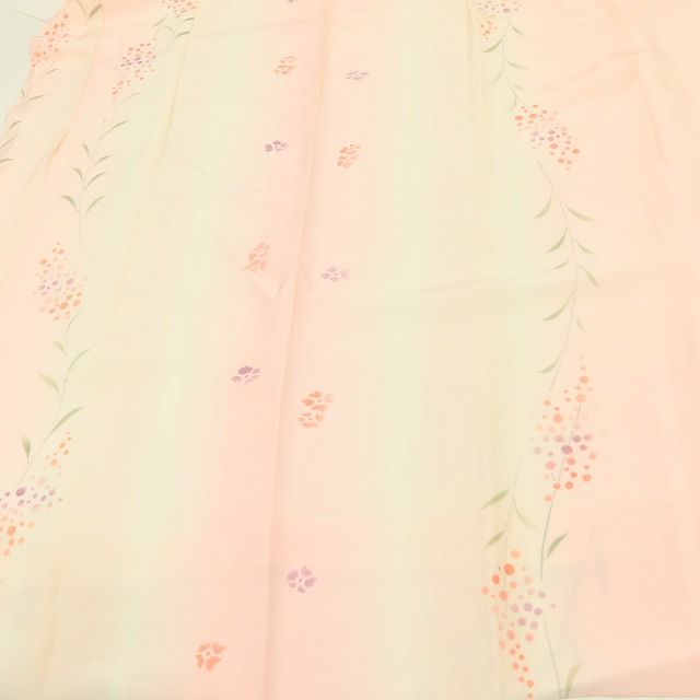 百華Y5799 新品 仕付け糸付 着物 正絹 手縫い仕立て 長襦袢