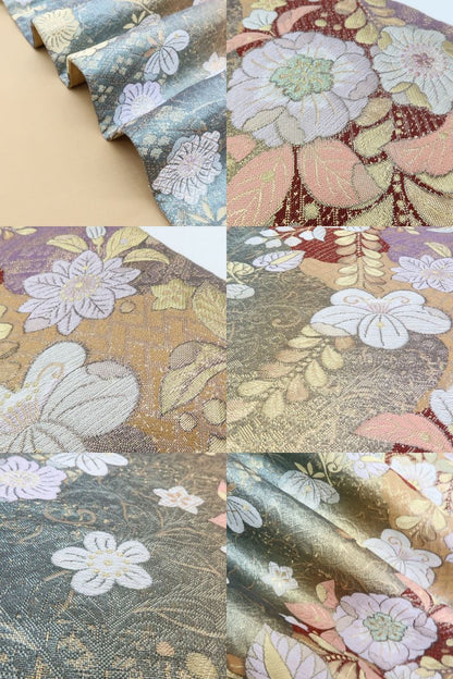 百華Y5800 新品 仕付け糸付 やまと誂製 辻が花 着物 正絹 袋帯