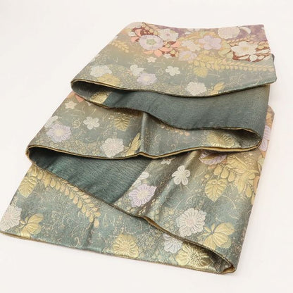 百華Y5800 新品 仕付け糸付 やまと誂製 辻が花 着物 正絹 袋帯