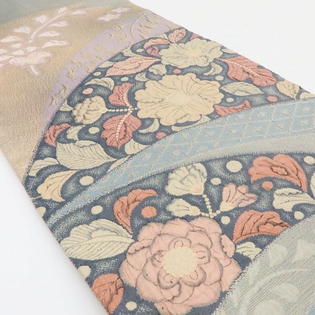 百華Y5802 美品 辻が花 着物 正絹 袋帯