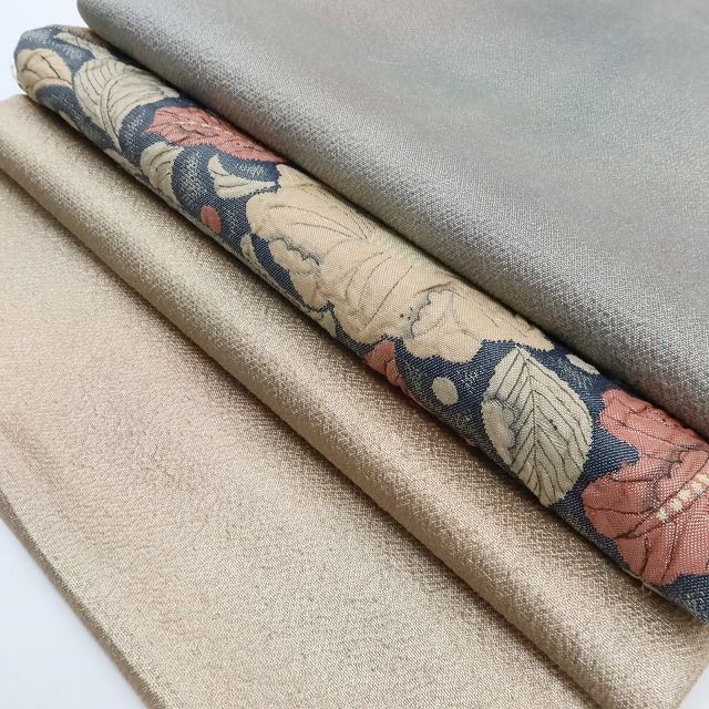 百華Y5802 美品 辻が花 着物 正絹 袋帯