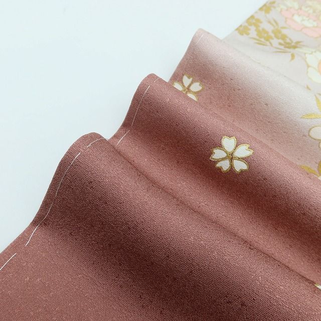 百華Y5804 美品未着用 仕付け糸付 着物 正絹 手縫い仕立て 訪問着