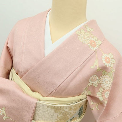 百華Y5804 美品未着用 仕付け糸付 着物 正絹 手縫い仕立て 訪問着