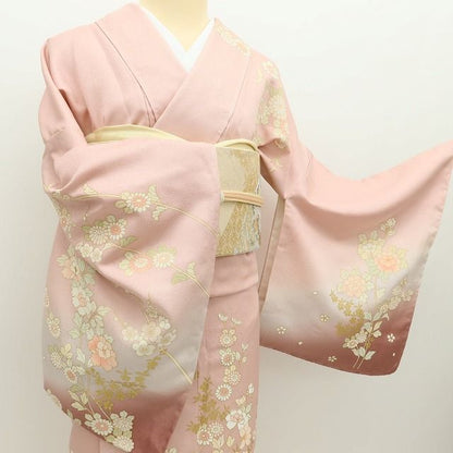 百華Y5804 美品未着用 仕付け糸付 着物 正絹 手縫い仕立て 訪問着