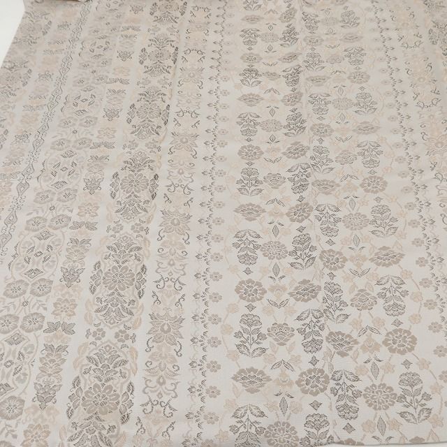 百華Y5810 新品 仕付け糸付 着物 正絹 手縫い仕立て ロング丈 道行コート