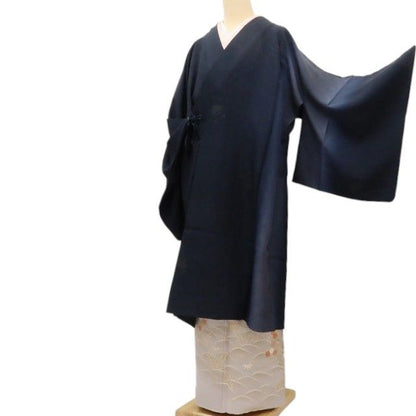 百華Y5811 美品 縦暈し 桜 雪輪 市松 着物 正絹 ロング丈 道中着