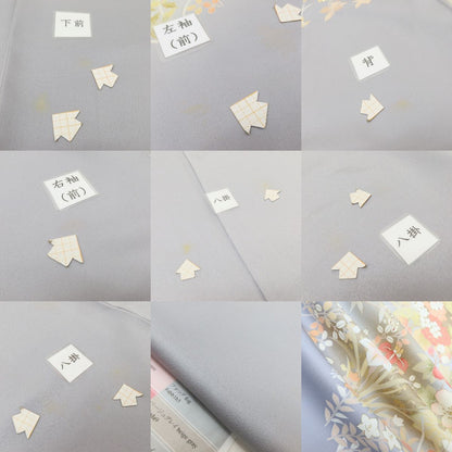 百華Y5813 金駒刺繍 着物 正絹 手縫い仕立て 訪問着