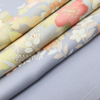 百華Y5813 金駒刺繍 着物 正絹 手縫い仕立て 訪問着